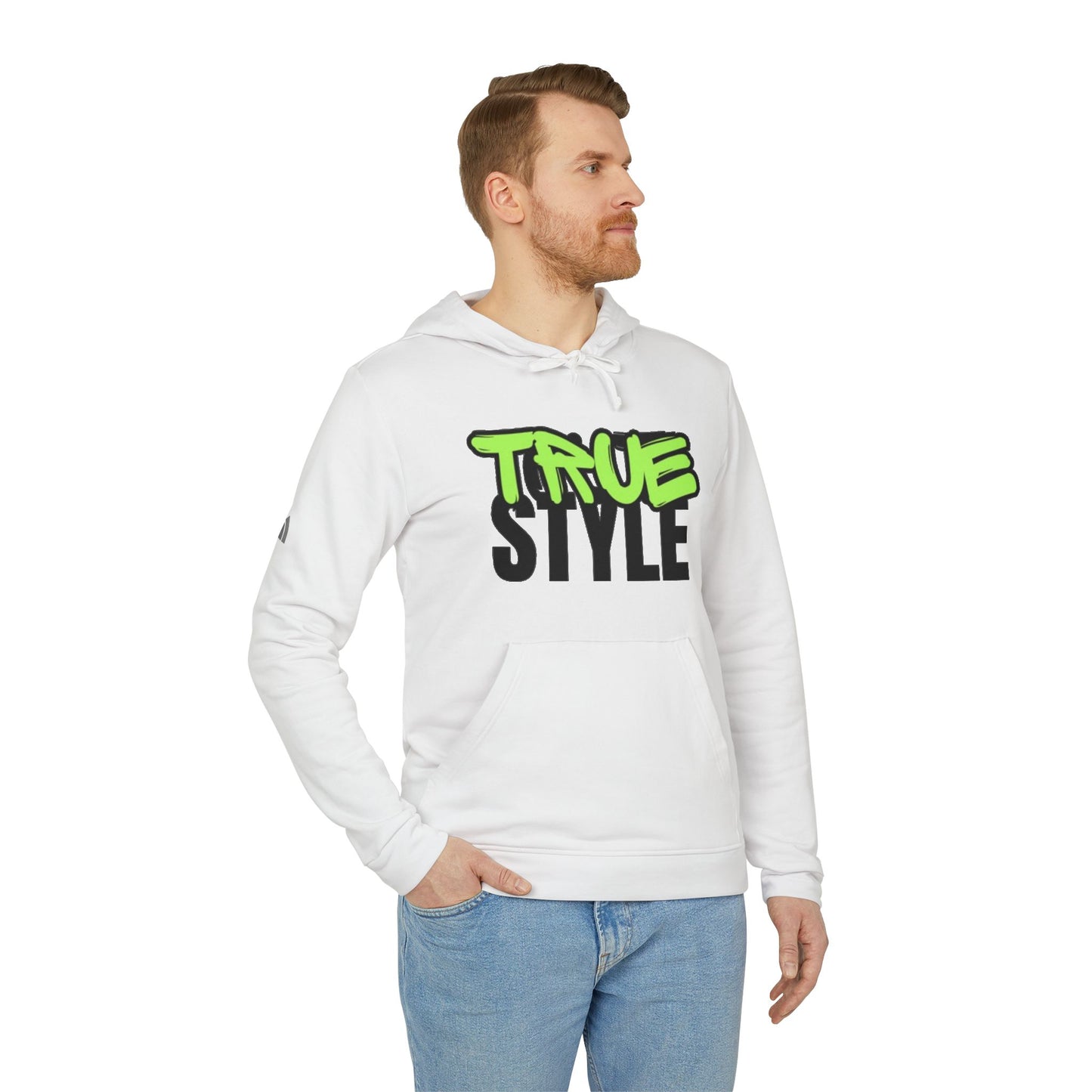 Adidas Unisex Fleece Hoodie - True Style Graphic, Comfortable & Trendy
