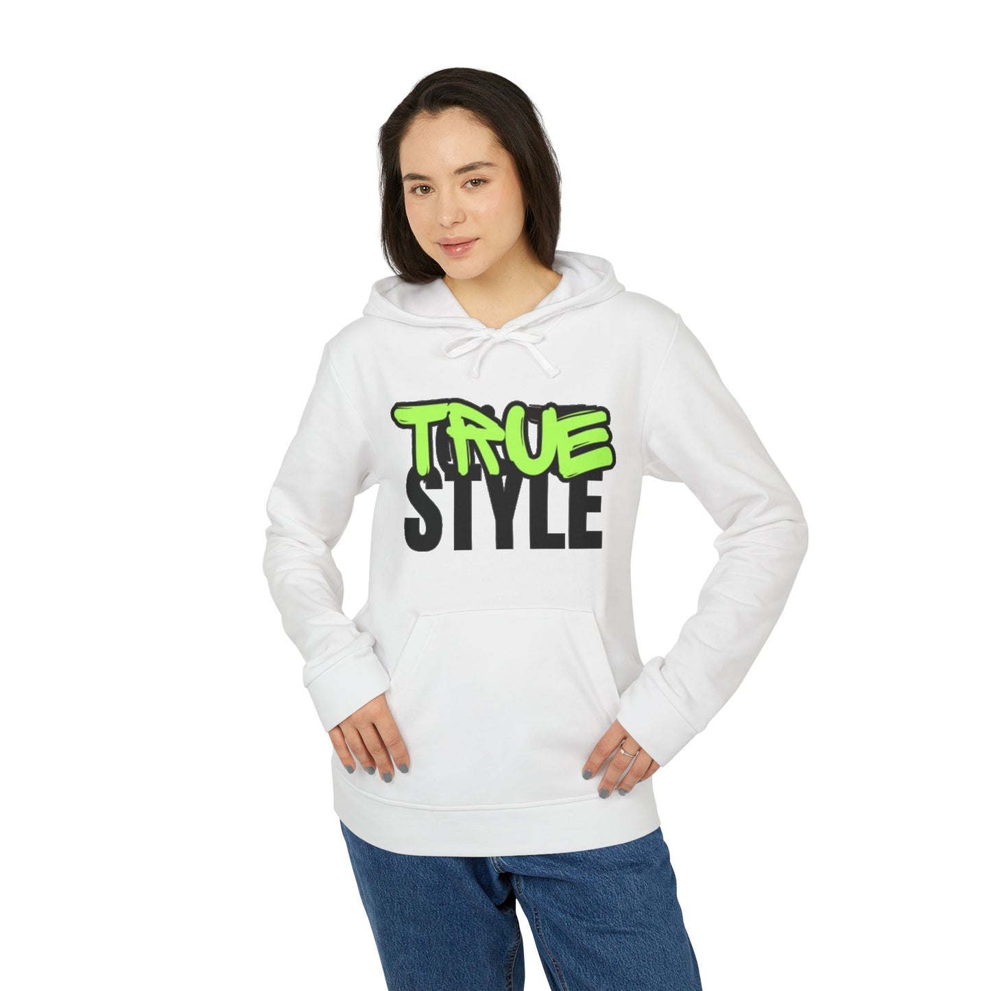 Adidas Unisex Fleece Hoodie - True Style Graphic, Comfortable & Trendy