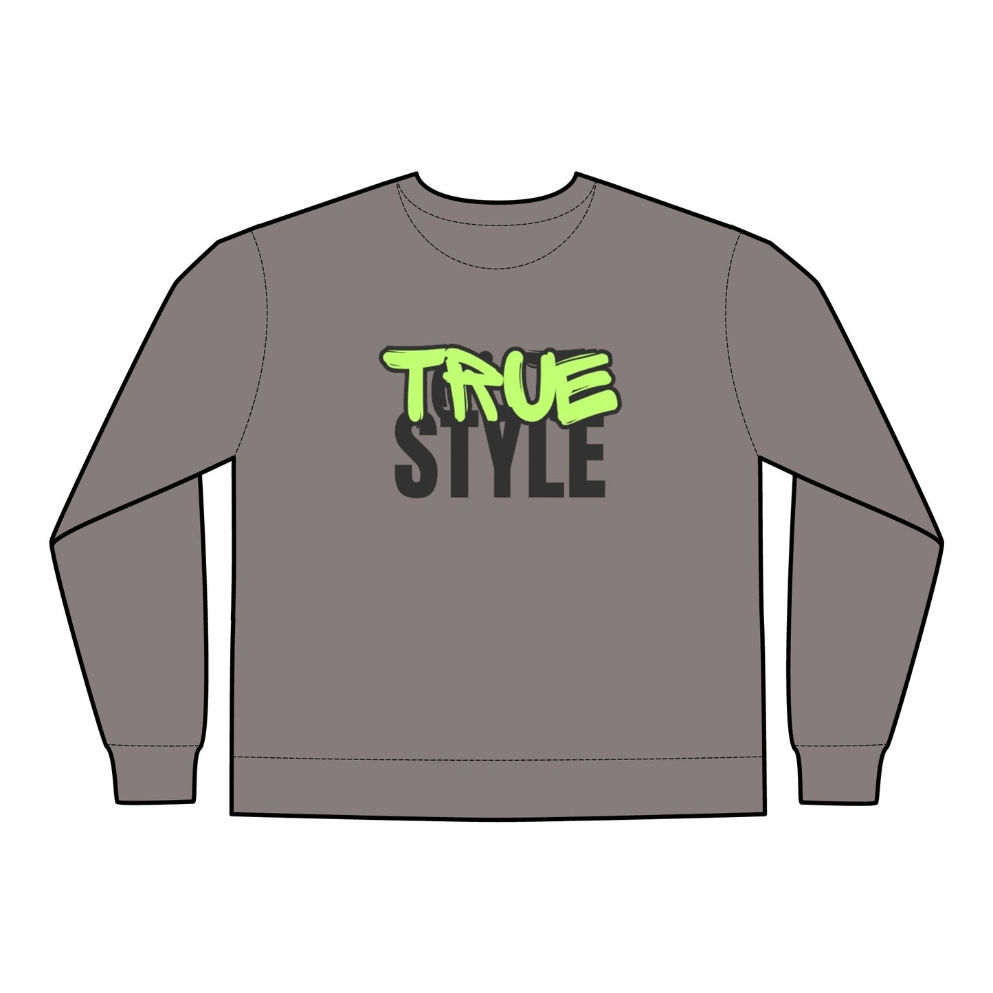 True Style Unisex ComfortWash® Crewneck Sweatshirt - Stylish Casual Wear