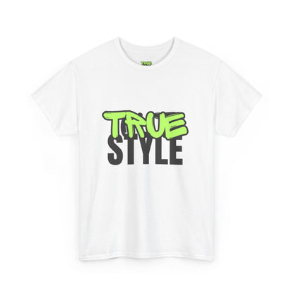 True Style Unisex Heavy Cotton Tee – Graffiti Inspired Streetwear
