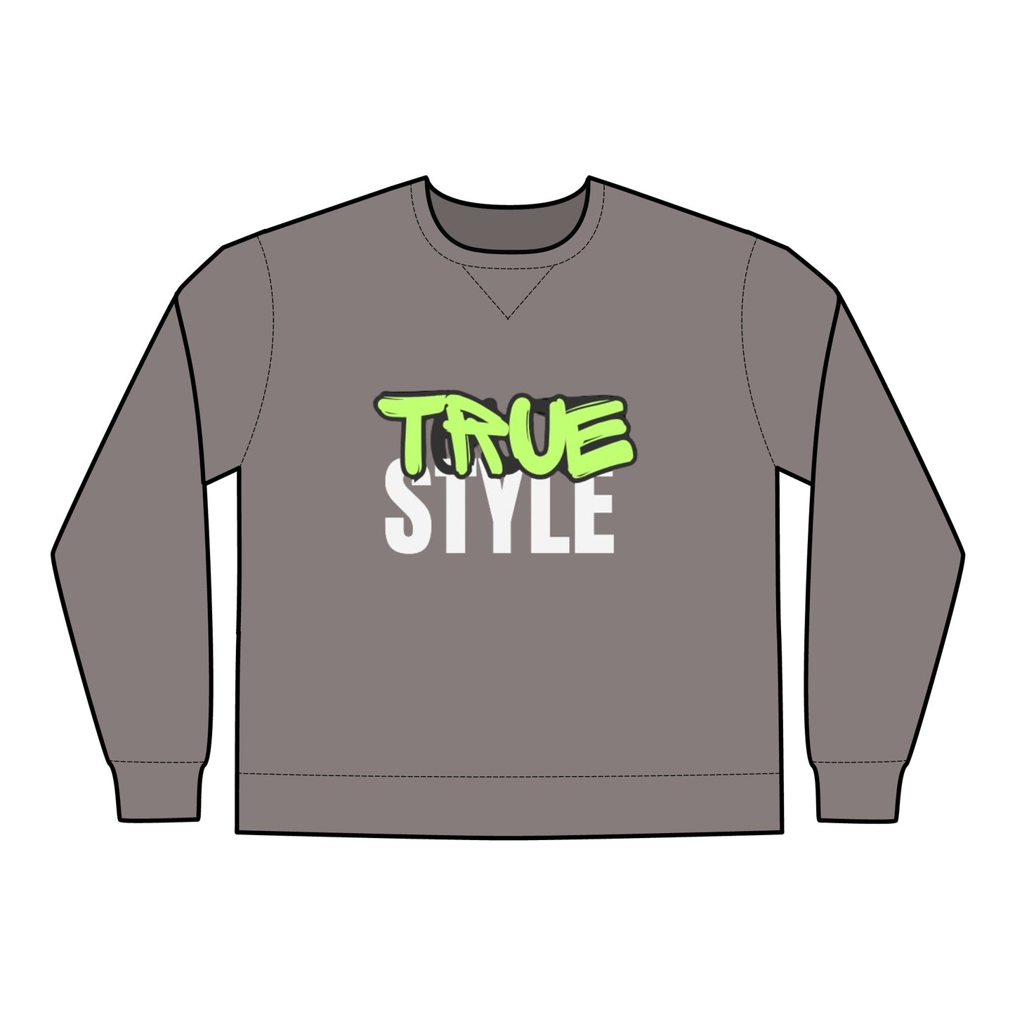 True Style Unisex ComfortWash® Crewneck Sweatshirt - Stylish Casual Wear