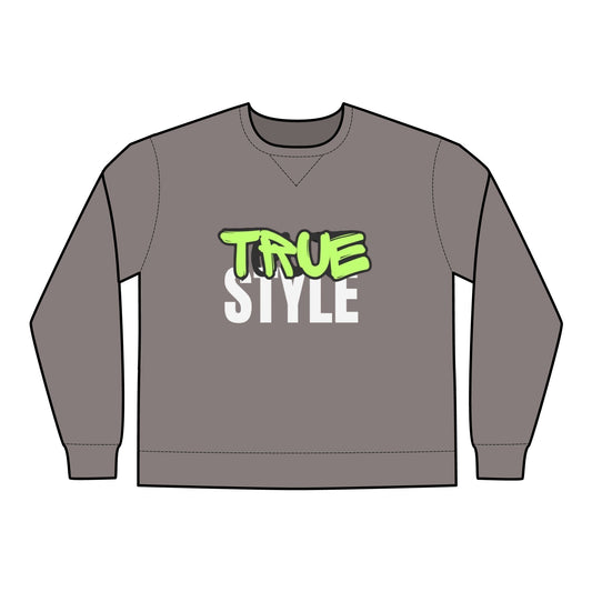 True Style Unisex ComfortWash® Crewneck Sweatshirt - Stylish Casual Wear