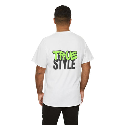 True Style Unisex Heavy Cotton Tee – Graffiti Inspired Streetwear