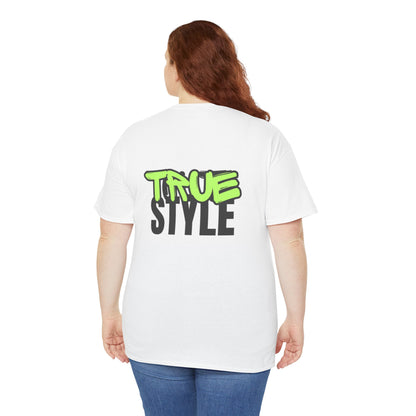 True Style Unisex Heavy Cotton Tee – Graffiti Inspired Streetwear